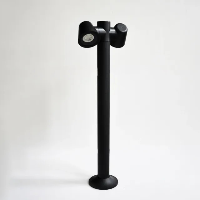 GD-BL20-2-GU10-600 — Twin spotlight-head bollard