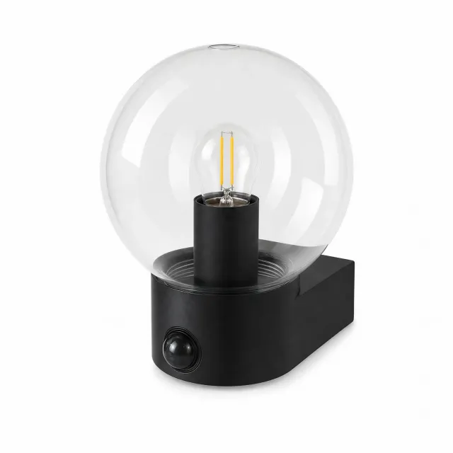 GD-PW051 — Clear globe sensor wall light
